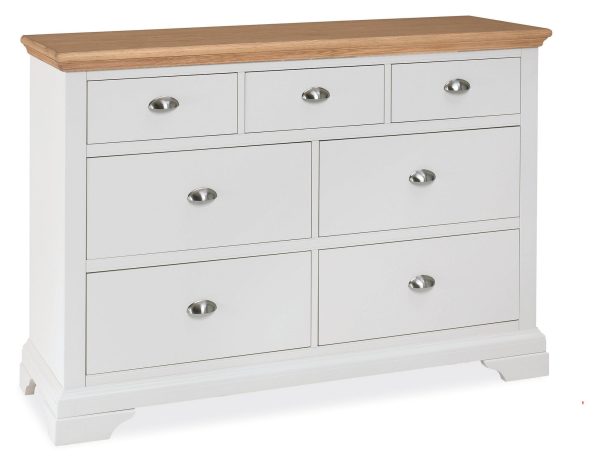 Hampstead Two Tone Painted Furniture 3 over 4 Chest of Drawers