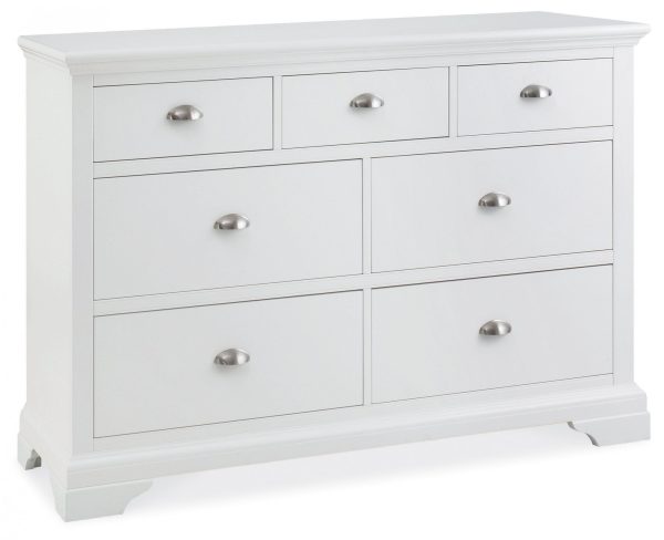 Hampstead White Painted Furniture 3 over 4 Drawer Chest