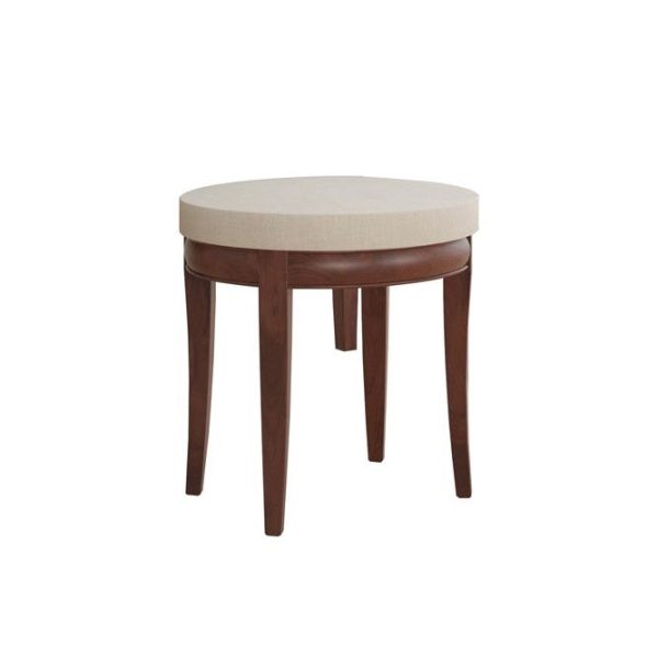 Willis & Gambier Antoinette Brown Round Dressing Table Stool