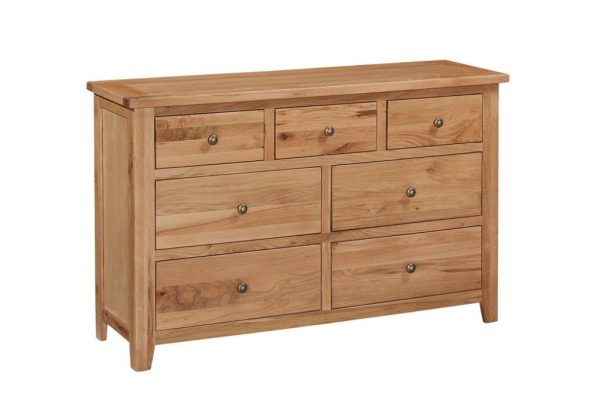 Mini Canterbury Oak Furniture 3 Over 4 Chest