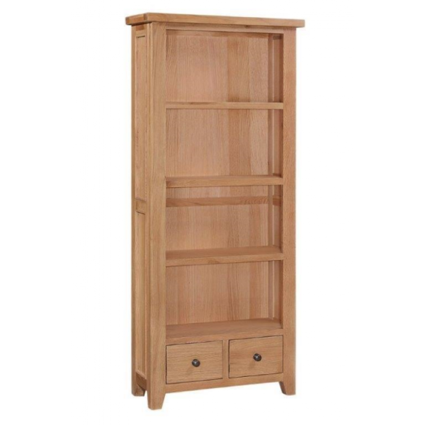 Canterbury Wax Oak Furniture Bookcase