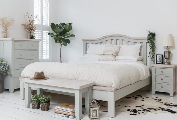 Bell and Stocchero The One Mist Grey Painted 5ft Kingsize Bed