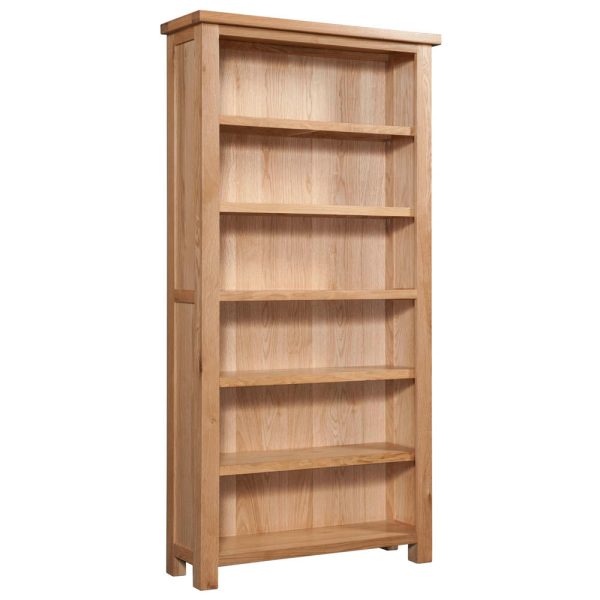 Divine Furniture Dortmund Oak Furniture Tall 6ft Bookcase