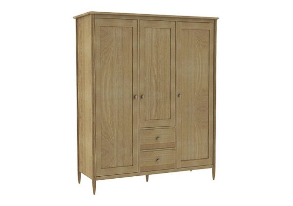 Ercol - Teramo 3 Door Wardrobe - Brown