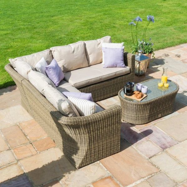 Maze Rattan Garden Furniture Winchester Small Sofa Corner Set