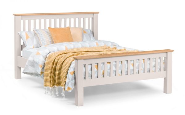 Richmond Grey Painted Bed - Comes in Double and King Size