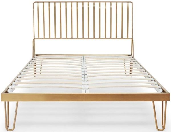 Gillmore Space Finn Brass Brushed Bedstead