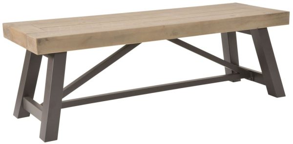 Leyner Industrial Reclaimed Dining Bench