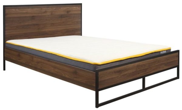 Birlea Houston Walnut Effect Bed