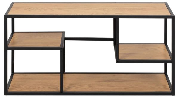 Salvo Large Wall Shelf with 2 Shelves - Comes in Wild Oak and Wild Oak Options