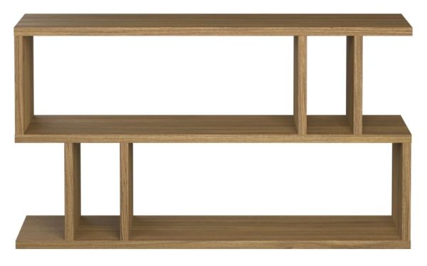 Regal Geometric Low Shelving Unit - Comes in Concrete, Natural & Walnut Options