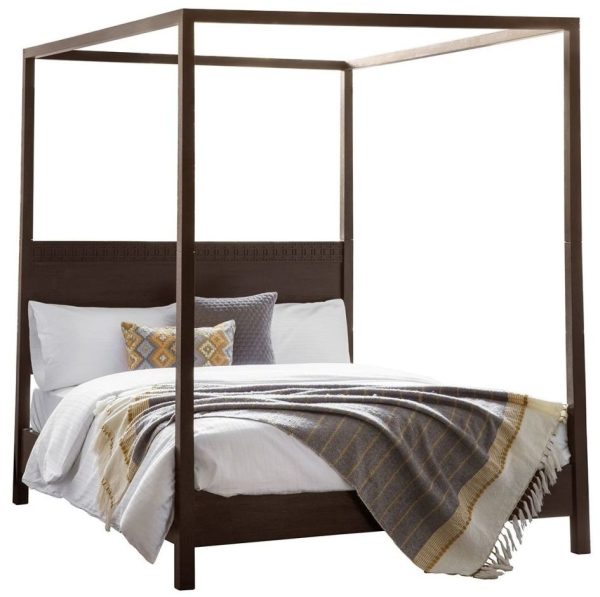 Kingston Retreat Chocolate Mango Wood 4 Poster Bed - Comes in King and Queen Size