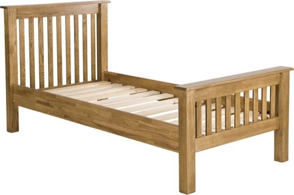 Originals Rustic Oak High Foot End Bed