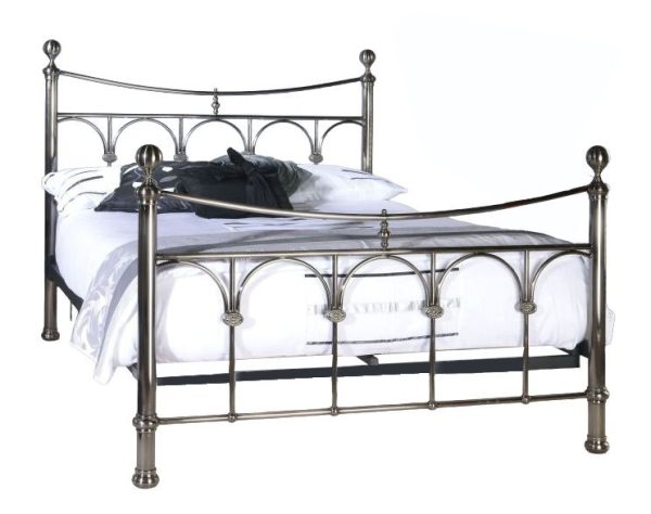 Limelight Gamma Antique Nickel Metal Bed