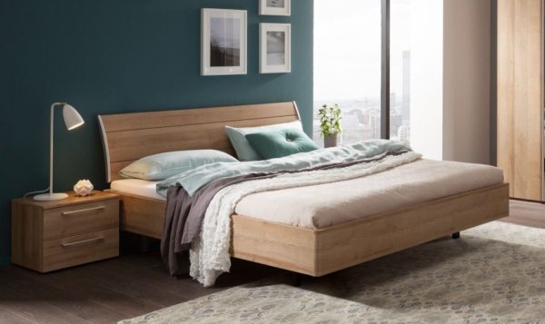 Nolte Sonyo Imitation Riviera Oak Bed