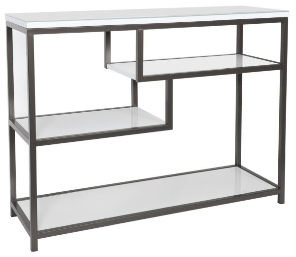 Flux Console Table with Shelf