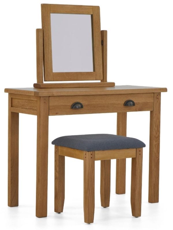 Belden Oak Dressing Table Set