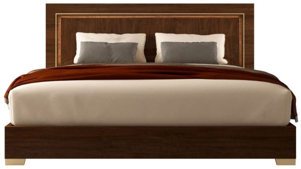 Status Eva Night Walnut Italian Bed