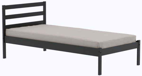 Birlea Luka Black Bed