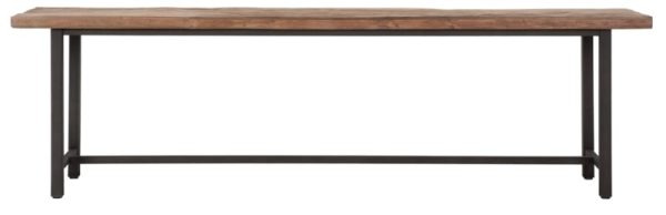 Timeless Beam Natural Teak Wood 165cm Dining Bench