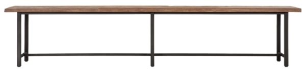 Timeless Beam Natural Teak Wood 240cm Dining Bench