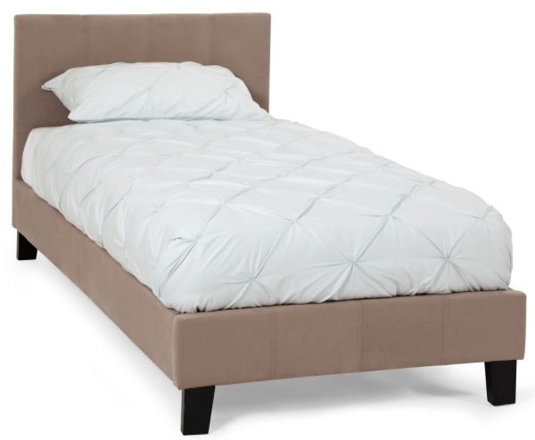 Eleanor Latte Fabric Bed