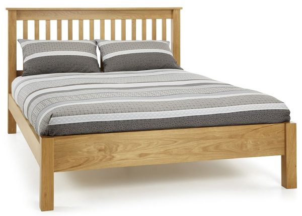 Lincoln Oak Slatted Bed - Comes in 4ft 6in Double, 5Ft King & 6Ft Queen Size Options