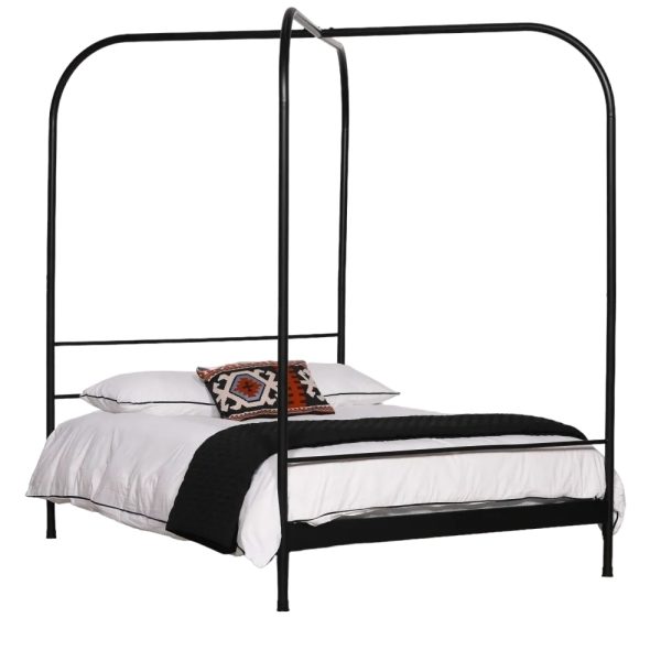 Stedman Black 5ft King Size Bed