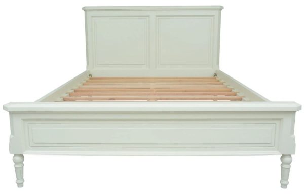 Rosburg French Lime White Bed