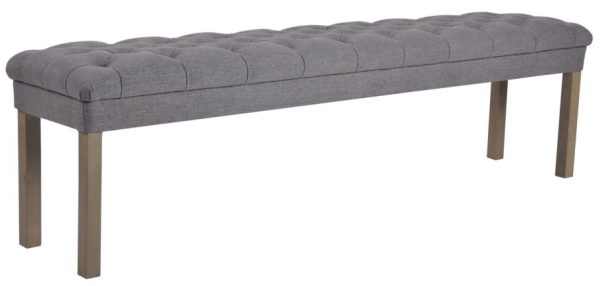 Valdez Fabric Dining Bench - 180cm