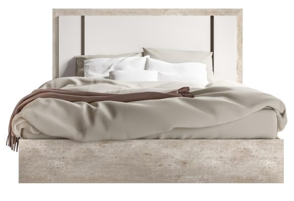 Status Treviso Night Grey Italian Bed