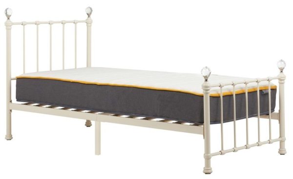 Jessica Cream Metal 3ft Single Bed