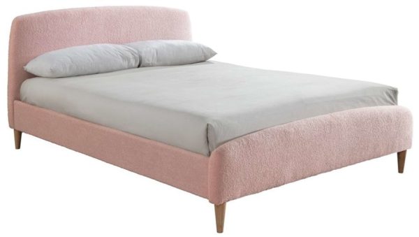 Otley Blush Pink Fabric Bed - Comes in 4ft 6in Double and 5 ft King Size Options