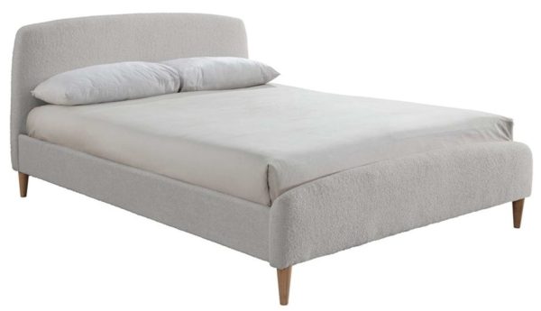 Otley Dove Grey Fabric Bed - Comes in 4ft 6in Double and 5 ft King Size Options