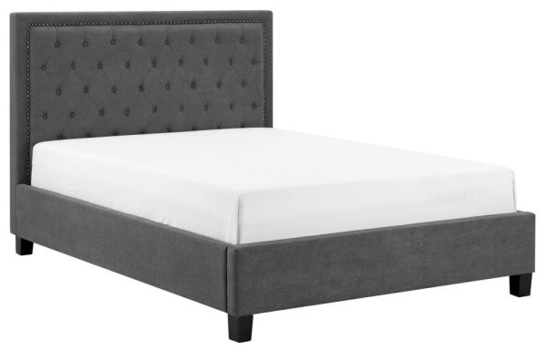 Rhea Fabric Bed - Comes in Double and King Size