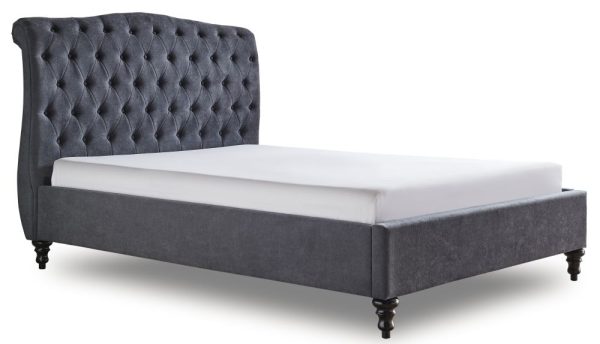 Rosa Fabric Bed - Comes in Single, Double, King and Queen Size