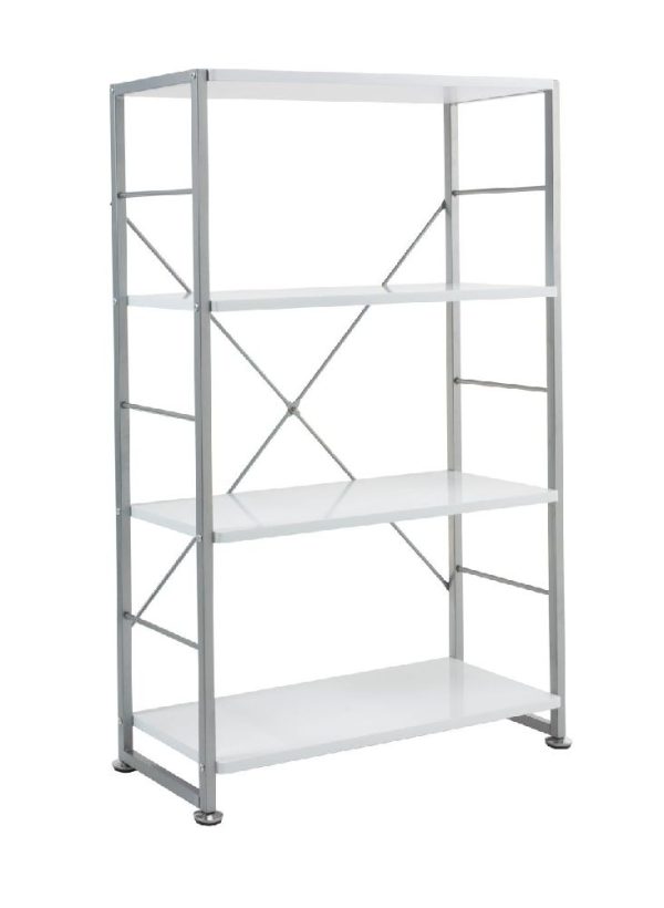 Alphason Cabrini White Bookcase