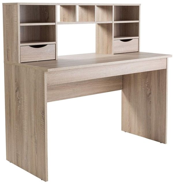 Alphason Albion Light Oak Desk