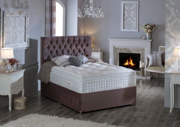 Dura Beds Natural 3500 Gold Platform Top Divan Bed