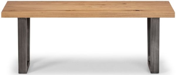 Brooklyn Rustic Oak Bench