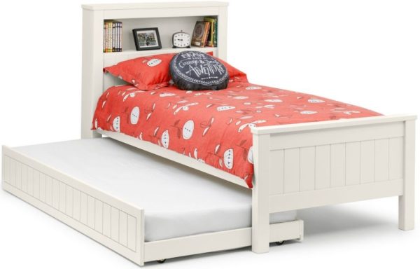 Maine Surf White Pine Bookcase Bed