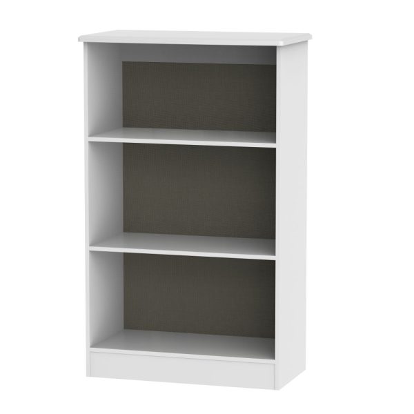 Knightsbridge White Bookcase - Comes in White High Gloss, Black High Gloss and Cream High Gloss and Cream Matt Options